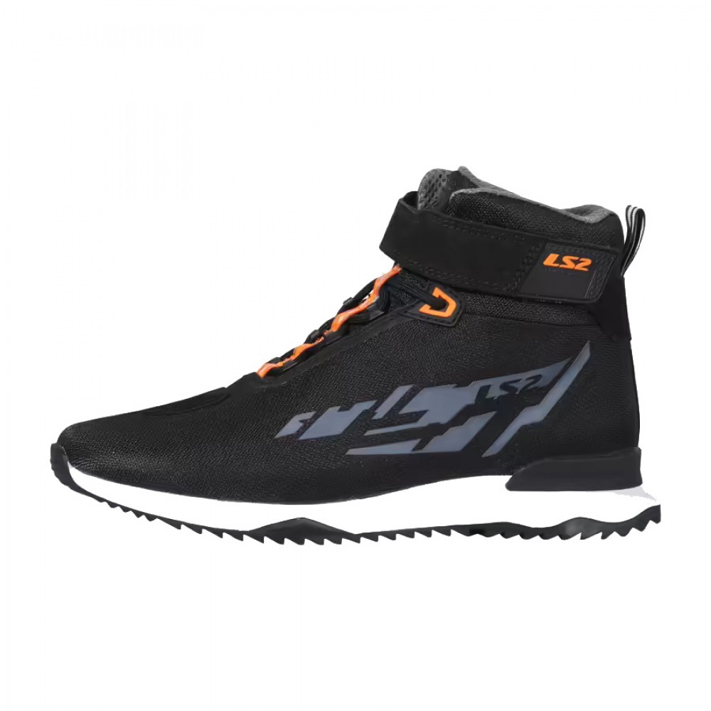 Μπότες μηχανής - Μποτάκια LS2 ACRUX Μαύρα H-V πορτοκαλί Μπότες
