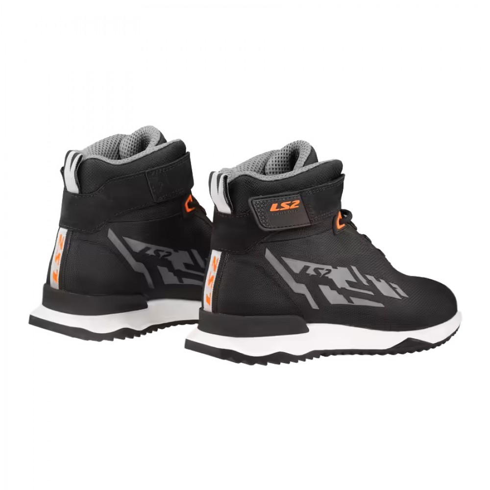 Μπότες μηχανής - Μποτάκια LS2 ACRUX Μαύρα H-V πορτοκαλί Μπότες