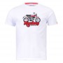 T-shirts αναβάτη - T-shirt HONDA 233-8820040-33 MONKEY Λευκό Casual