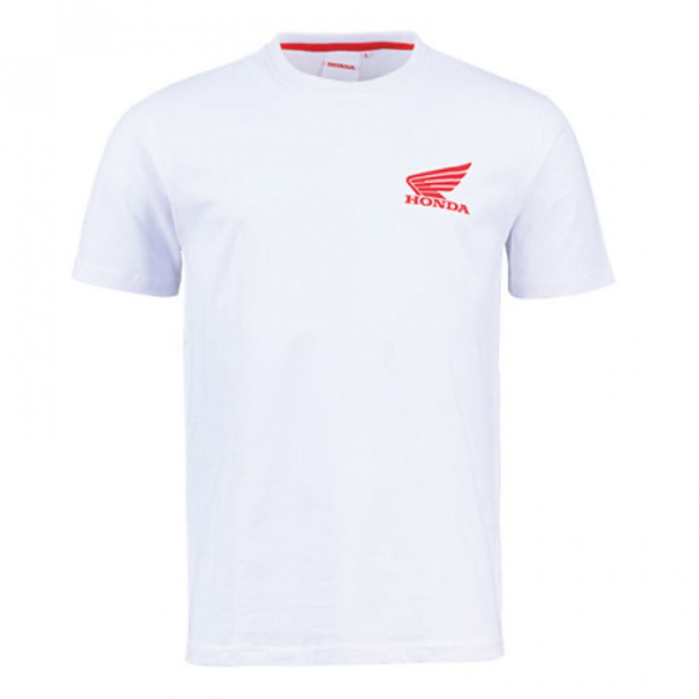 T-shirts αναβάτη - T-shirt HONDA 243-8320040-00 CORE Λευκό Casual