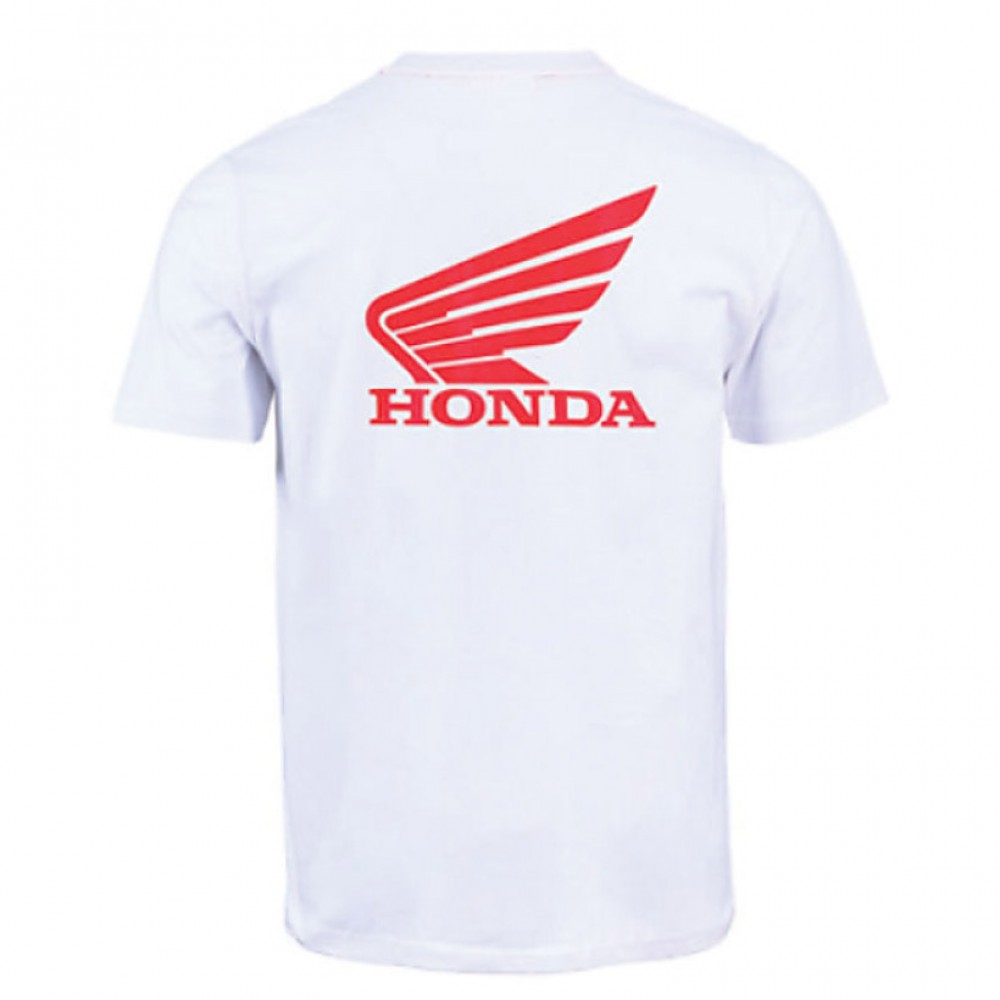 T-shirts αναβάτη - T-shirt HONDA 243-8320040-00 CORE Λευκό Casual