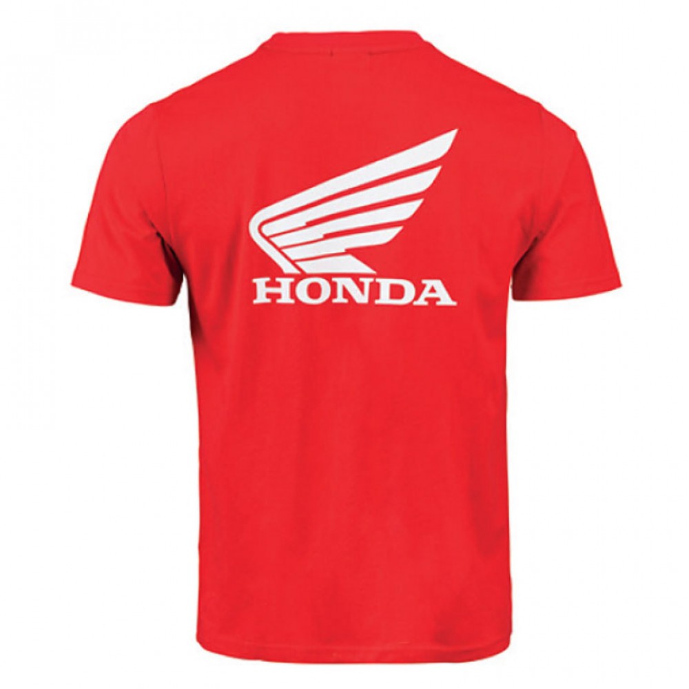 T-shirts αναβάτη - T-shirt HONDA 243-8320040-01 CORE Κόκκινο Casual