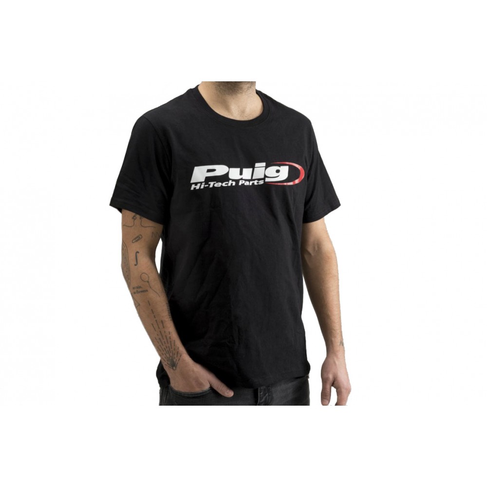 T-shirt PUIG Hi-Tech Parts Μαύρο Casual