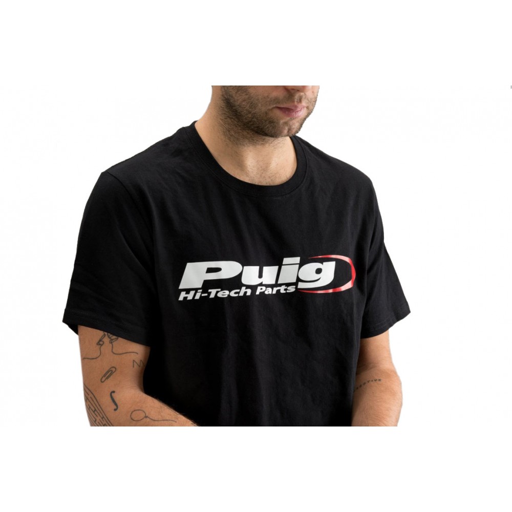 T-shirt PUIG Hi-Tech Parts Μαύρο Casual