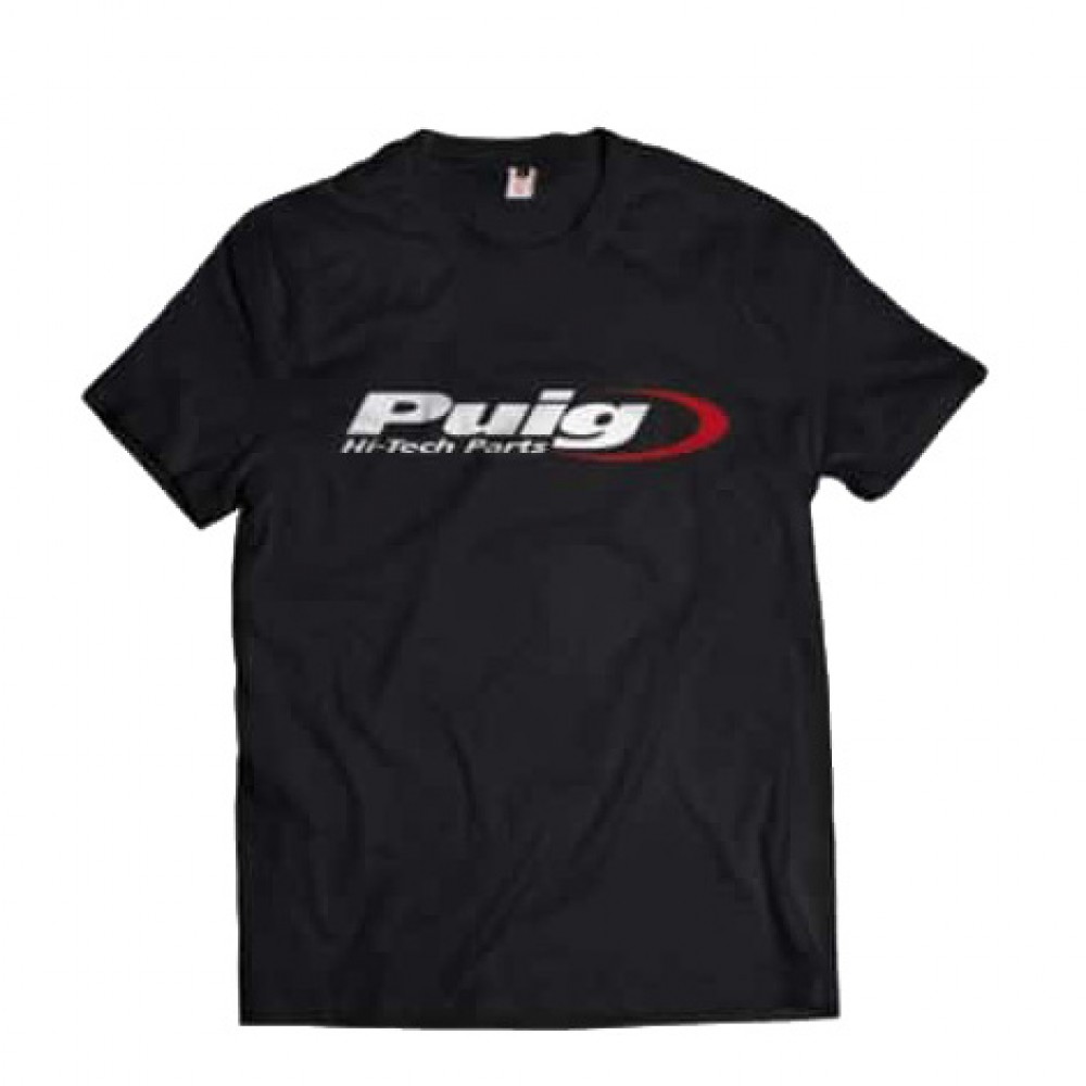 T-shirts αναβάτη - T-shirt PUIG Hi-Tech Parts Μαύρο T-shirts