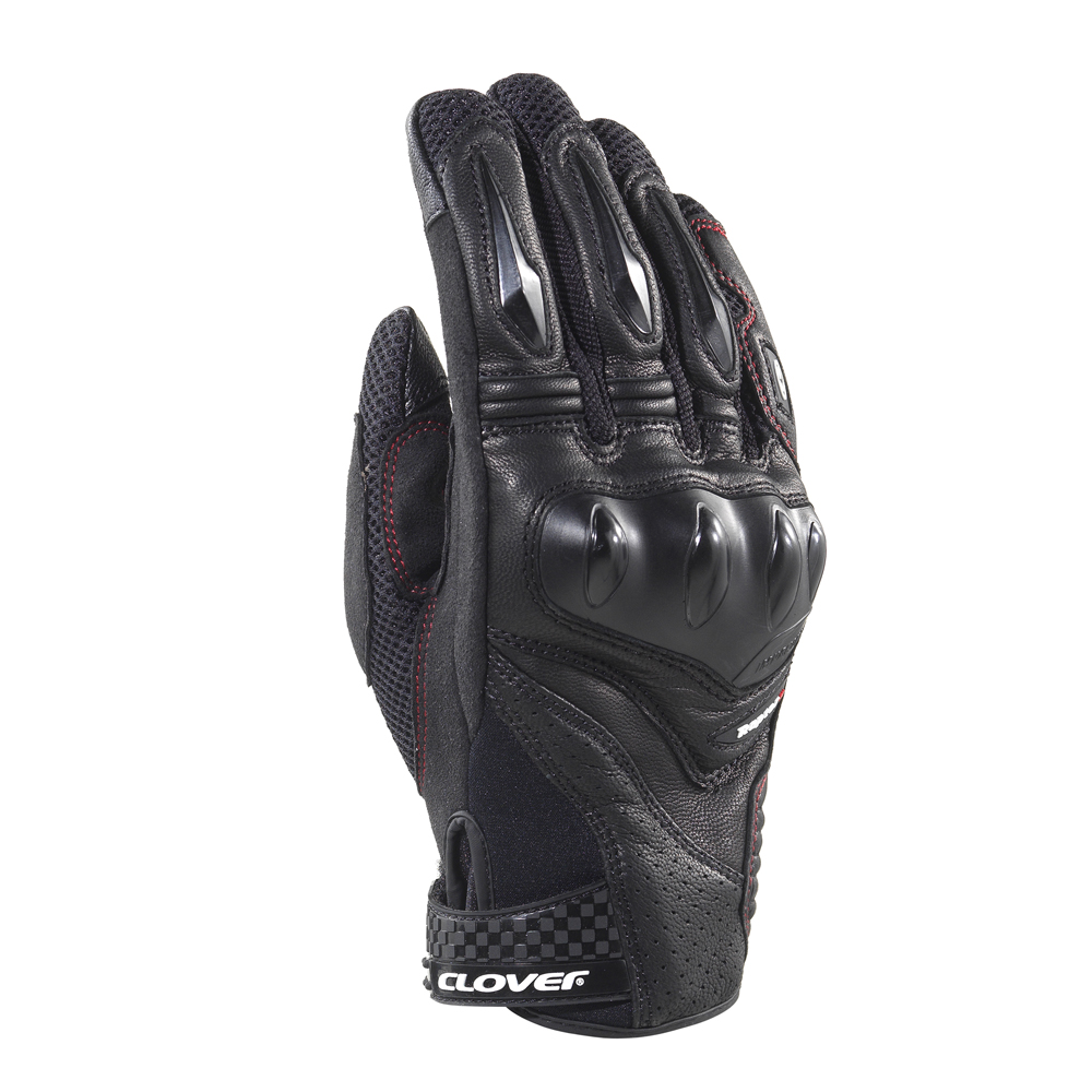 Γάντια καλοκαιρινά μηχανής - Γάντια μηχανής - Γάντια καλοκαιρινά CLOVER RAPTOR-3 1149 N/N Μαύρα Γάντια