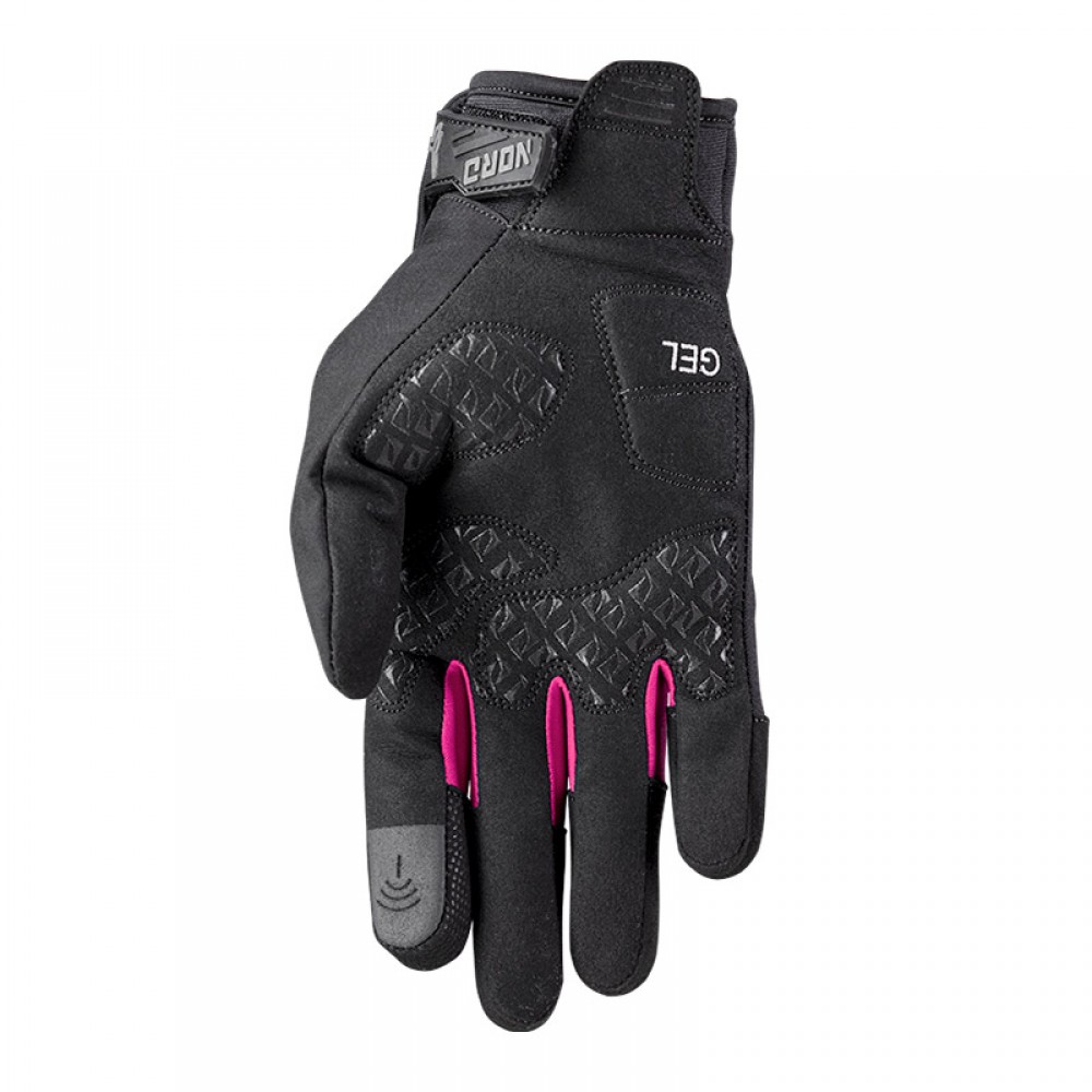 Γάντια χειμερινά μηχανής - Γάντια μηχανής NORDCODE GLENN EVO LADY Μαύρα ροζ Γάντια