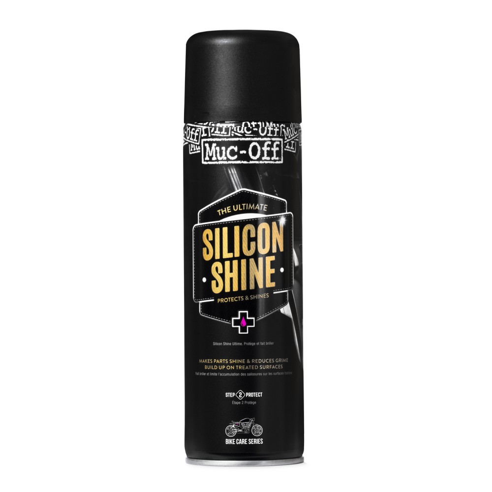 Γυαλιστικό σπρέι σιλικόνης MUC-OFF SILICON SHINE 500ml Καθαριστικά